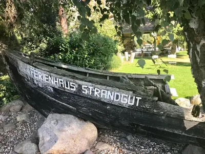 Ein Garten an der Unterkunft 