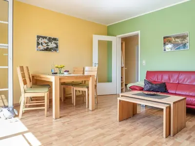 Ein Sitzbereich in der Unterkunft Mühlenstraße 8 Whg 2