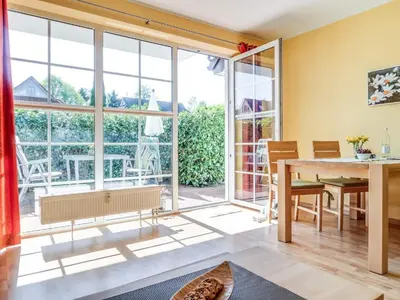 Ein Sitzbereich in der Unterkunft Mühlenstraße 8 Whg 2