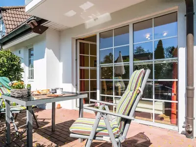 Ein Balkon oder eine Terrasse in der Unterkunft Mühlenstraße 8 Whg 2