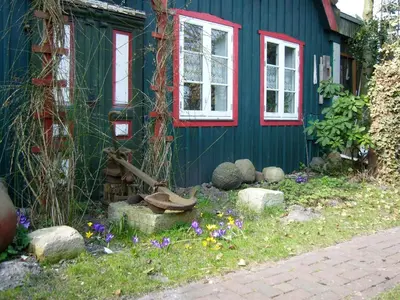 Ein Garten an der Unterkunft Haus Herta
