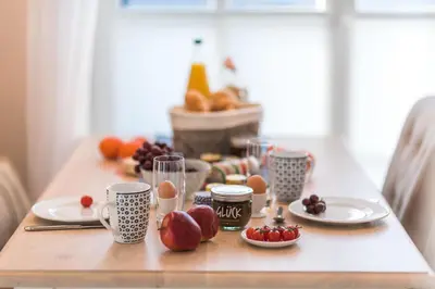 Essen in der Ferienwohnung oder in der Nähe