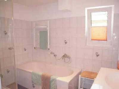 Ein Badezimmer in der Unterkunft 