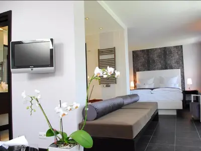TV/Unterhaltungsangebot in der Unterkunft Hotel Künstlerquartier Seezeichen