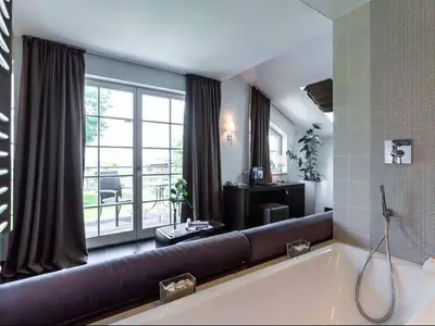 Ein Badezimmer in der Unterkunft Hotel Künstlerquartier Seezeichen