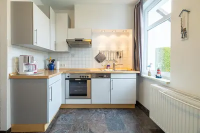 Küche/Küchenzeile in der Unterkunft Villa Dünenblick 02