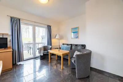 TV/Unterhaltungsangebot in der Unterkunft Villa Dünenblick 01
