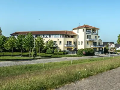 Das Gebäude in dem sich die Ferienwohnung befindet