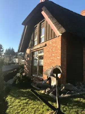 Ein Garten an der Unterkunft 