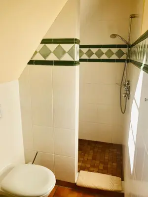 Ein Badezimmer in der Unterkunft 