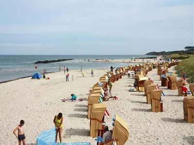 Ein Strand an oder in der Nähe der Ferienwohnung