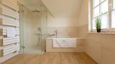 Ein Badezimmer in der Unterkunft Haus Theresa