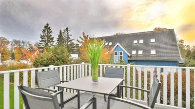 Das Gebäude in dem sich die Ferienwohnung befindet