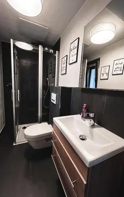 Ein Badezimmer in der Unterkunft Strandhaus Möve
