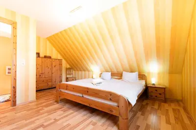Ein Bett oder Betten in einem Zimmer der Unterkunft Weststrandläufer