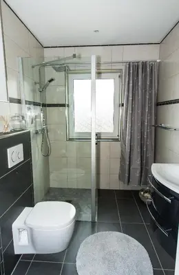 Ein Badezimmer in der Unterkunft Ferienhaus Harmonia