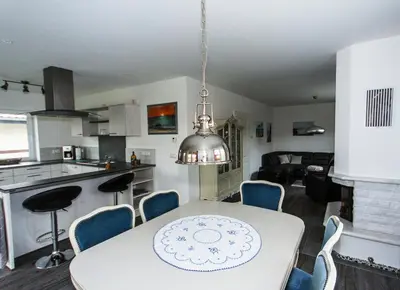Küche/Küchenzeile in der Unterkunft Ferienhaus Harmonia