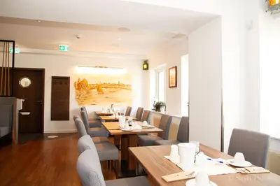 Ein Sitzbereich in der Unterkunft Ostseehotel Wustrow