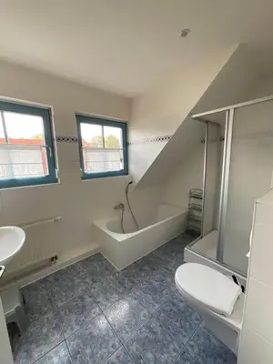 Ein Badezimmer in der Unterkunft Schwalbennest