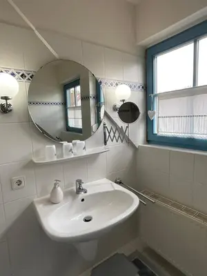 Ein Badezimmer in der Unterkunft Schwalbennest