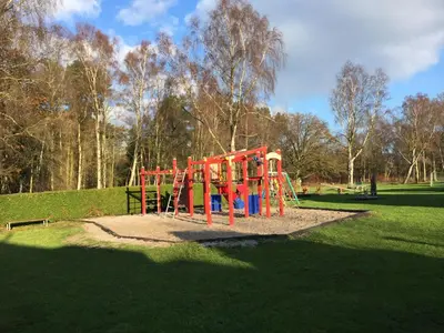 Ein Kinderspielbereich in der Unterkunft Schwalbennest