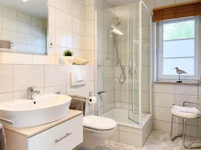 Ein Badezimmer in der Unterkunft Bernstein