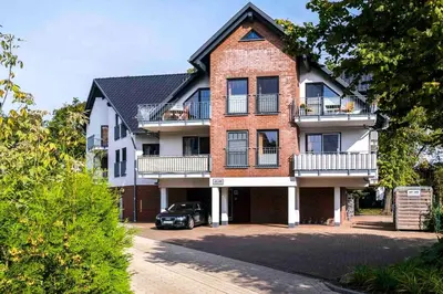 Das Gebäude in dem sich die Ferienwohnung befindet