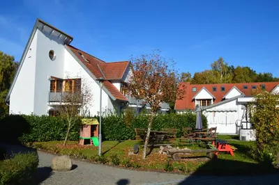 Das Gebäude in dem sich die Ferienwohnung befindet