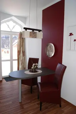Ein Sitzbereich in der Unterkunft Apartments der 