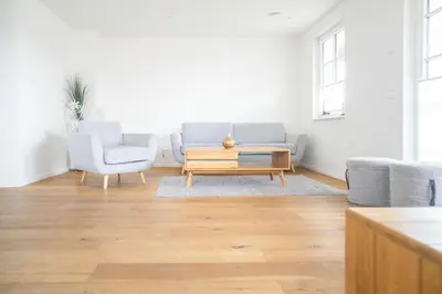 Ein Sitzbereich in der Unterkunft Jade 3
