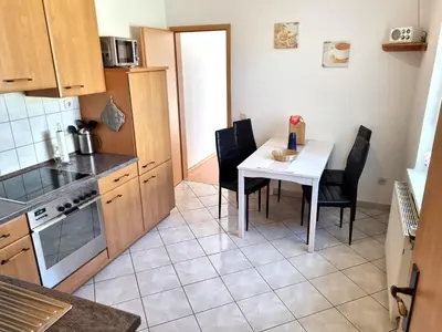 Küche/Küchenzeile in der Unterkunft Ferienhaus Leonie