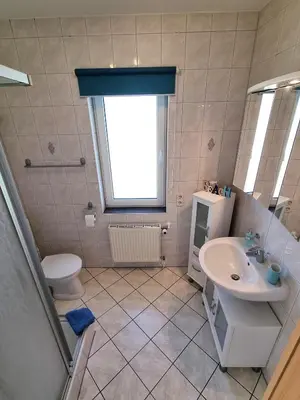 Ein Badezimmer in der Unterkunft Ferienhaus Leonie