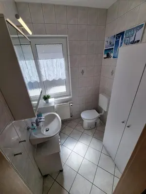 Ein Badezimmer in der Unterkunft Ferienhaus Leonie