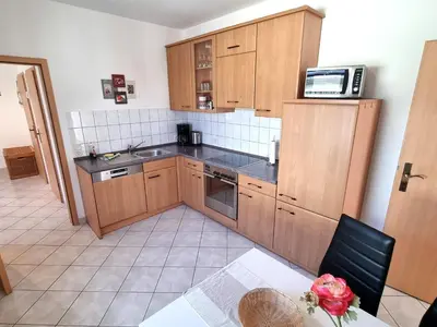 Küche/Küchenzeile in der Unterkunft Ferienhaus Leonie