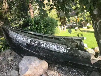 Ein Garten an der Unterkunft 