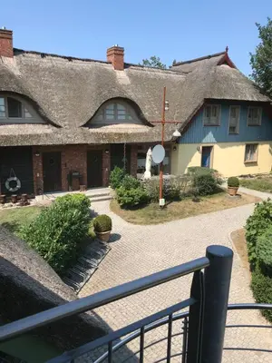Das Gebäude in dem sich die Ferienwohnung befindet