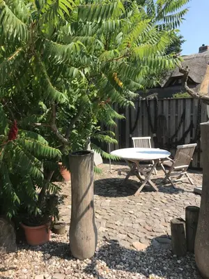 Ein Garten an der Unterkunft 