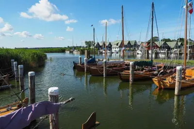 Blick auf einen Fluss in der Nähe der Ferienwohnung