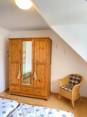 Ein Bett oder Betten in einem Zimmer der Unterkunft Haus Claudia