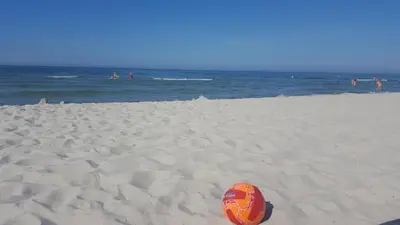 Ein Strand an oder in der Nähe der Ferienwohnung