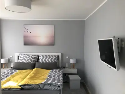 Ein Bett oder Betten in einem Zimmer der Unterkunft Prerow „Seaside“-strandnah!