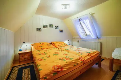 Ein Bett oder Betten in einem Zimmer der Unterkunft Ferienwohnungen im Deichweg