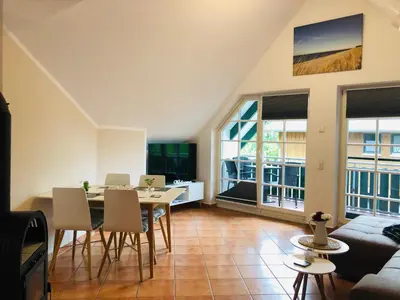 TV/Unterhaltungsangebot in der Unterkunft Zingst Haus Hugo