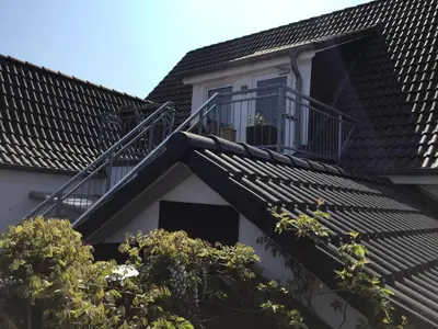 Das Gebäude in dem sich die Ferienwohnung befindet