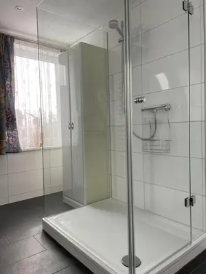 Ein Badezimmer in der Unterkunft Meyers Ausguck