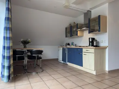 Küche/Küchenzeile in der Unterkunft Villa in Zingst nahe Ostseestrand