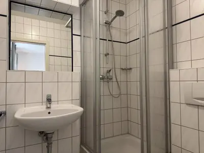 Ein Badezimmer in der Unterkunft Villa in Zingst nahe Ostseestrand