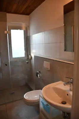Ein Badezimmer in der Unterkunft Ostseebrise 2