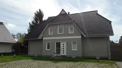 Das Gebäude in dem sich die Ferienwohnung befindet
