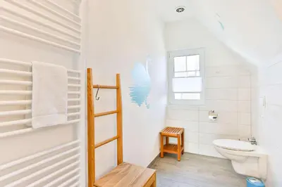 Ein Badezimmer in der Unterkunft Ferienwohnung Harmonie in Born
